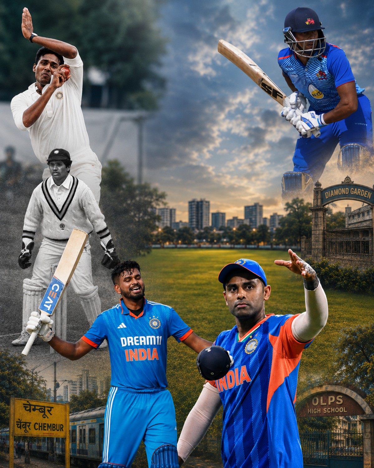Chembur’s Cricket Heroes, Then & Now