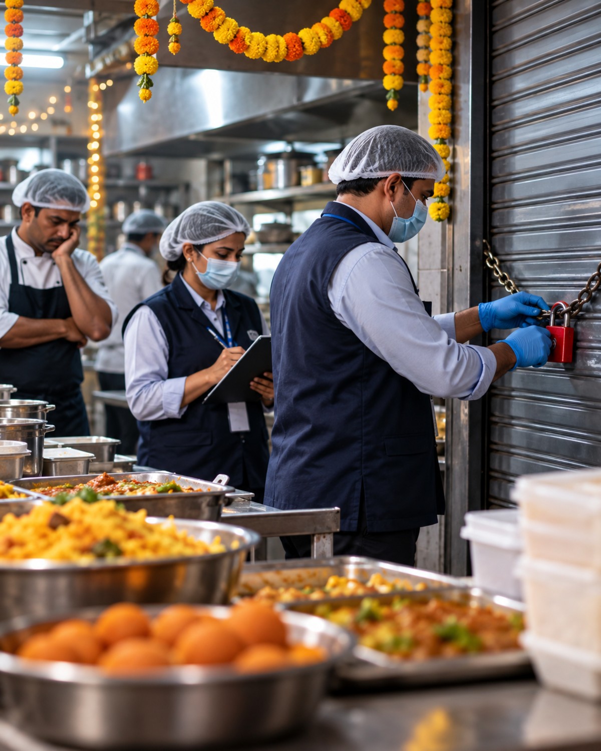 FDA Orders Chembur Caterer Shut In Festive Hygiene Drive