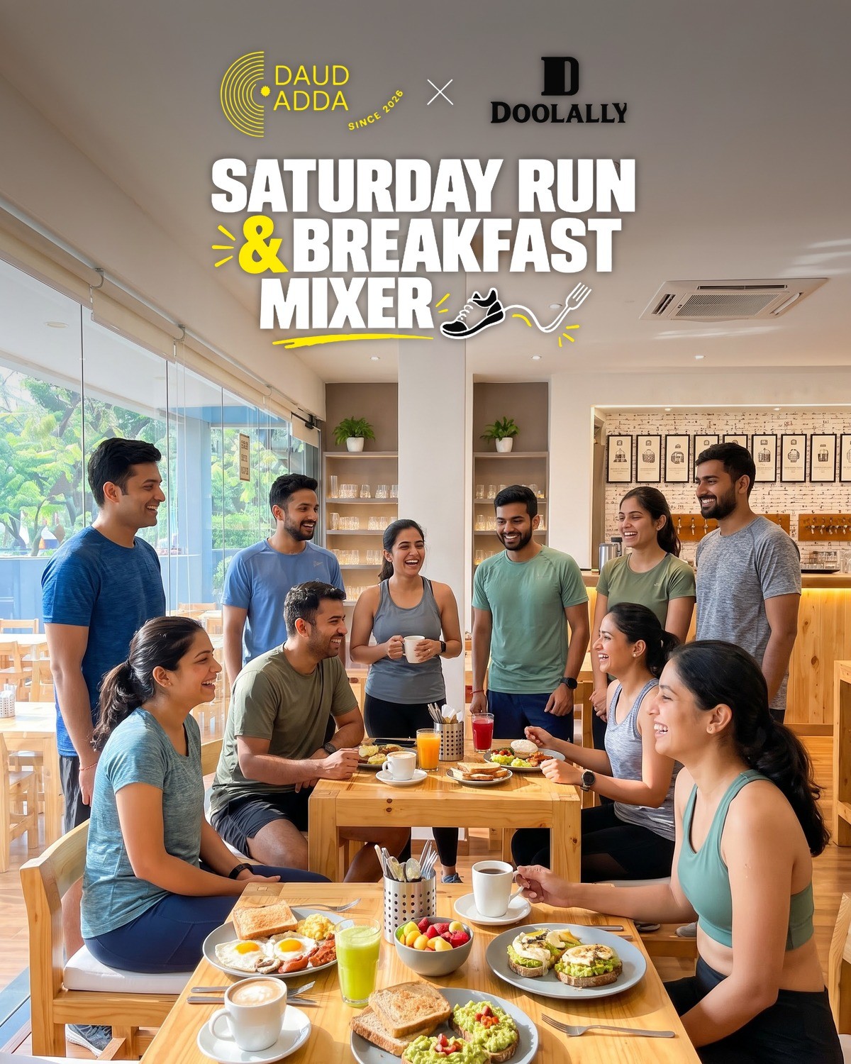 Doolally Chembur hosts a Saturday Run and Breakfast Mixer